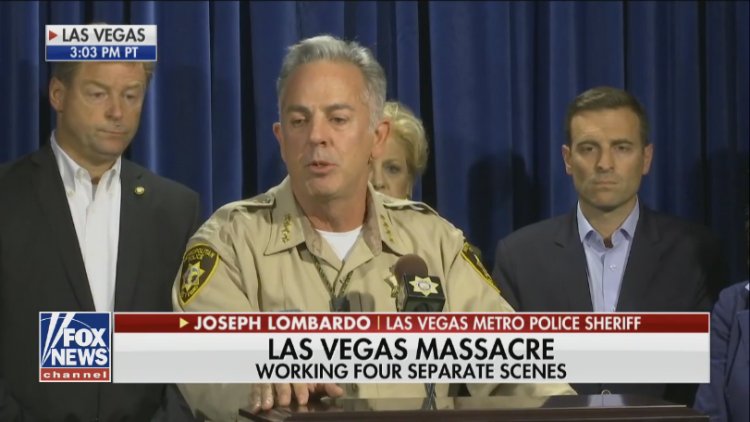 Sheriff: Las Vegas concert death toll rises to 59. Sheriff Joseph Lombardo says 527 individuals were injured; 18 additional firearms, ammunition recovered from gunman's home.