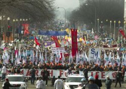 March for Life rally in Washington, DC