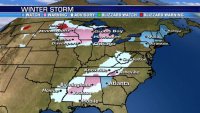 Winter storm across parts of the U.S.