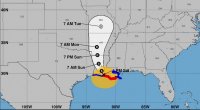 Track of Hurricane and Tropical Storm Barry