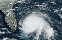 Hurricane Dorian approaching the U.S. East Coast