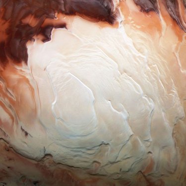 Mars polar icecap