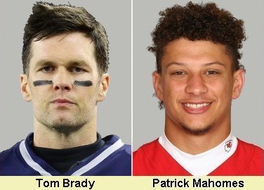 Tom Brady, Buccaneers Quarterback / Patrick Mahomes, Chiefs Quarterback