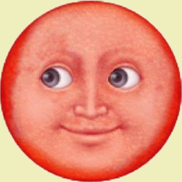 blood moon happy face