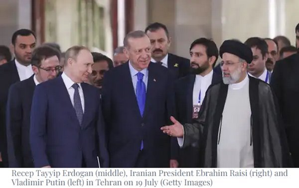 Putin, Erdogan, Raisi in Tehran