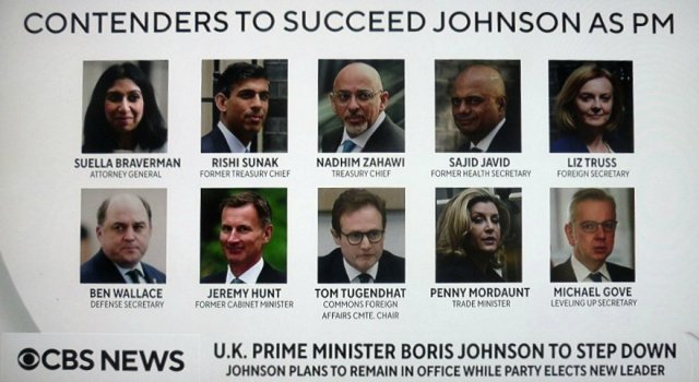 Contenders to succeed Johnson as prime minister