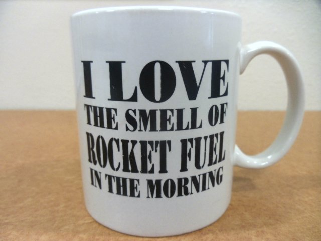 Smell of rocket fuel cup