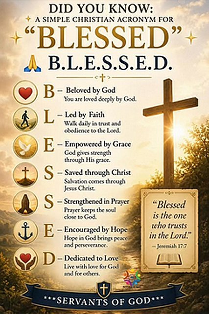 Blessed is the one who trusts in the Lord