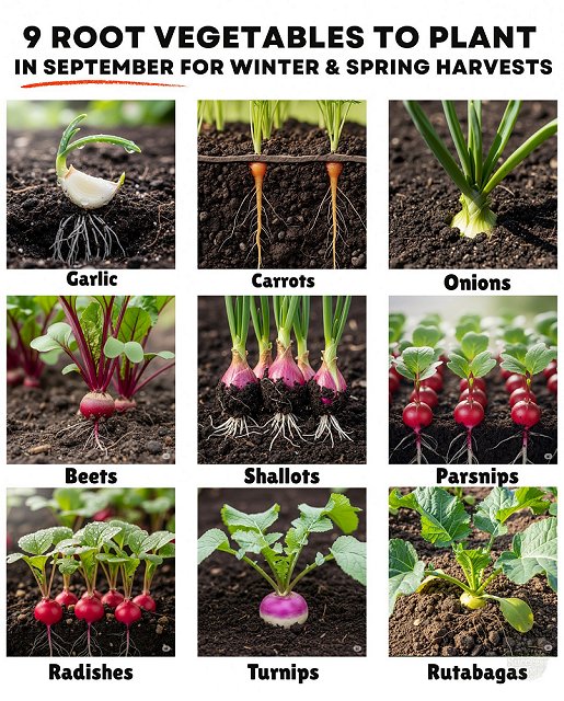 Vegetables to plant in September