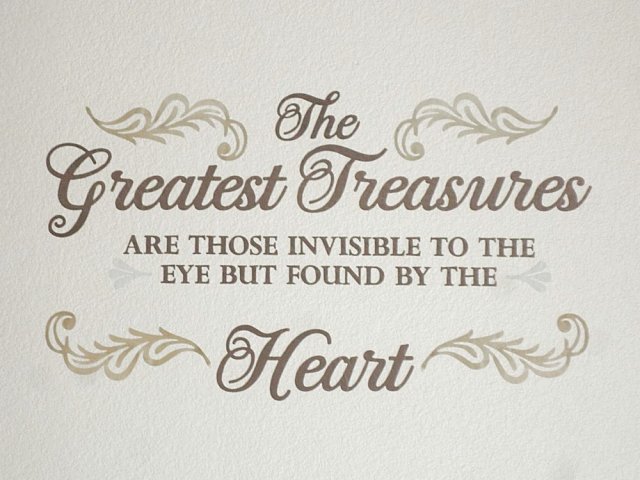 Greatest treasures