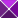 Purple X Square: 18 x 18